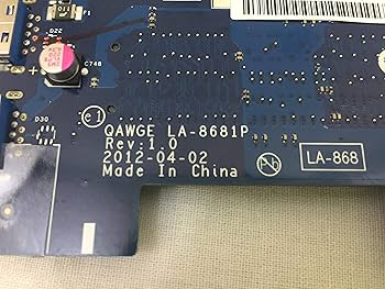 レノア Amazon.com: New-Lenovo Motherboard-QAWGE-LA-8681P-90000586